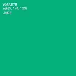 #05AE7B - Jade Color Image