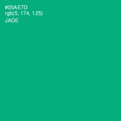 #05AE7D - Jade Color Image