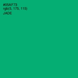 #05AF73 - Jade Color Image