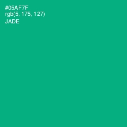 #05AF7F - Jade Color Image