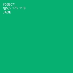 #05B071 - Jade Color Image