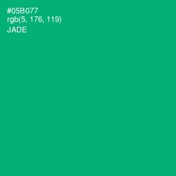 #05B077 - Jade Color Image