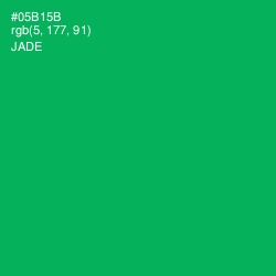 #05B15B - Jade Color Image