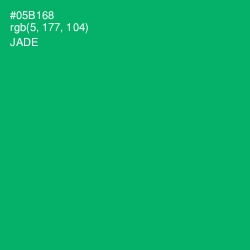 #05B168 - Jade Color Image