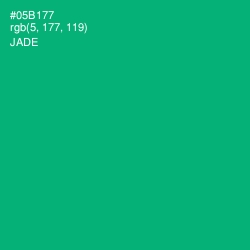 #05B177 - Jade Color Image