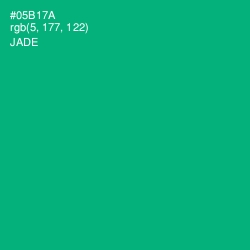 #05B17A - Jade Color Image