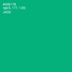 #05B17B - Jade Color Image