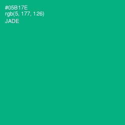 #05B17E - Jade Color Image