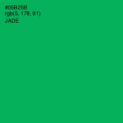 #05B25B - Jade Color Image