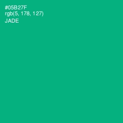 #05B27F - Jade Color Image