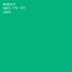 #05B37F - Jade Color Image