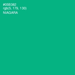 #05B382 - Niagara Color Image