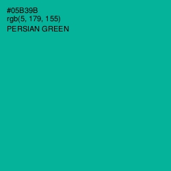 #05B39B - Persian Green Color Image