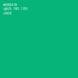 #05B478 - Jade Color Image