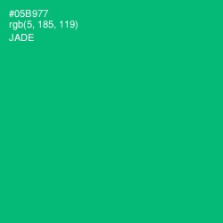 #05B977 - Jade Color Image