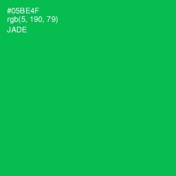 #05BE4F - Jade Color Image