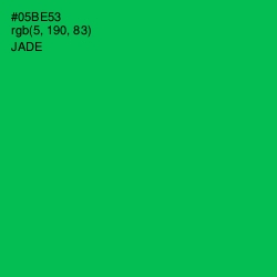 #05BE53 - Jade Color Image