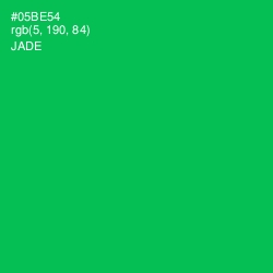 #05BE54 - Jade Color Image