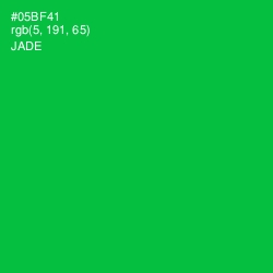 #05BF41 - Jade Color Image