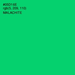 #05D16E - Malachite Color Image