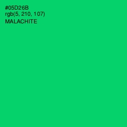 #05D26B - Malachite Color Image