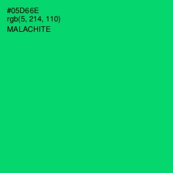 #05D66E - Malachite Color Image