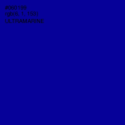 #060199 - Ultramarine Color Image