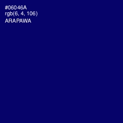 #06046A - Arapawa Color Image