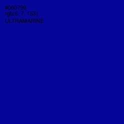 #060799 - Ultramarine Color Image