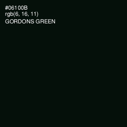 #06100B - Gordons Green Color Image