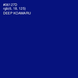 #06127D - Deep Koamaru Color Image