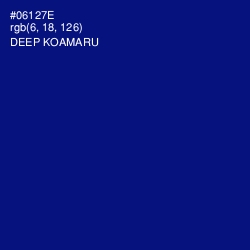 #06127E - Deep Koamaru Color Image