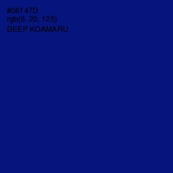 #06147D - Deep Koamaru Color Image