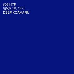 #06147F - Deep Koamaru Color Image