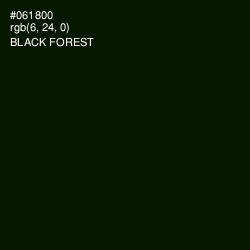 #061800 - Black Forest Color Image