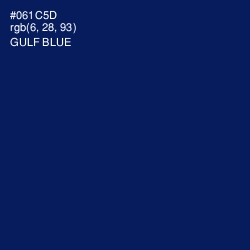 #061C5D - Gulf Blue Color Image