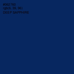 #062760 - Deep Sapphire Color Image