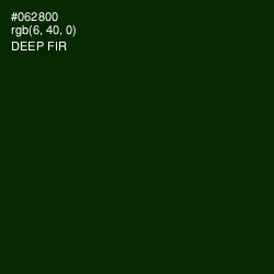 #062800 - Deep Fir Color Image