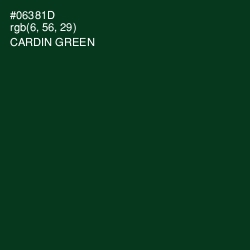 #06381D - Cardin Green Color Image