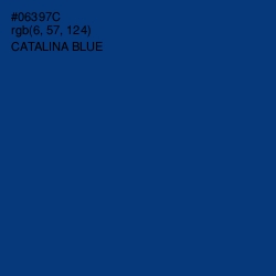 #06397C - Catalina Blue Color Image