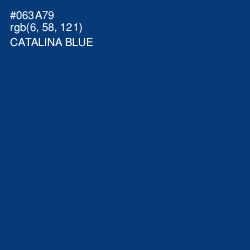 #063A79 - Catalina Blue Color Image