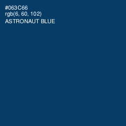 #063C66 - Astronaut Blue Color Image