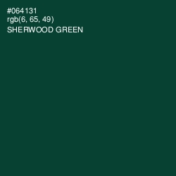#064131 - Sherwood Green Color Image