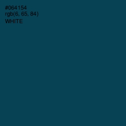 #064154 - Teal Blue Color Image