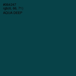 #064247 - Aqua Deep Color Image