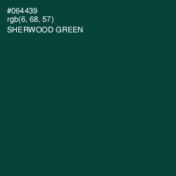 #064439 - Sherwood Green Color Image