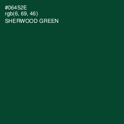 #06452E - Sherwood Green Color Image