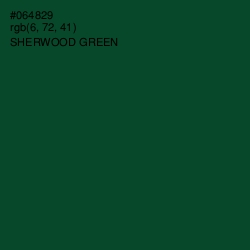 #064829 - Sherwood Green Color Image