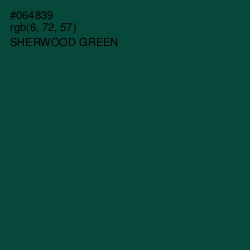 #064839 - Sherwood Green Color Image