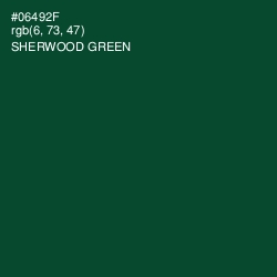 #06492F - Sherwood Green Color Image